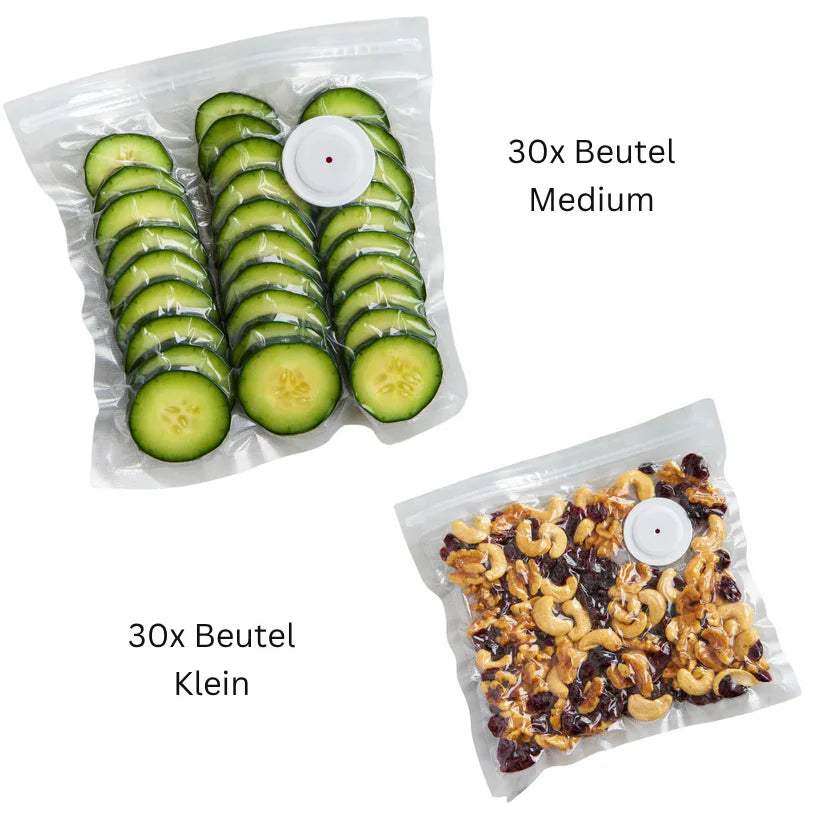 Wiederverwendbare Frischebeutel