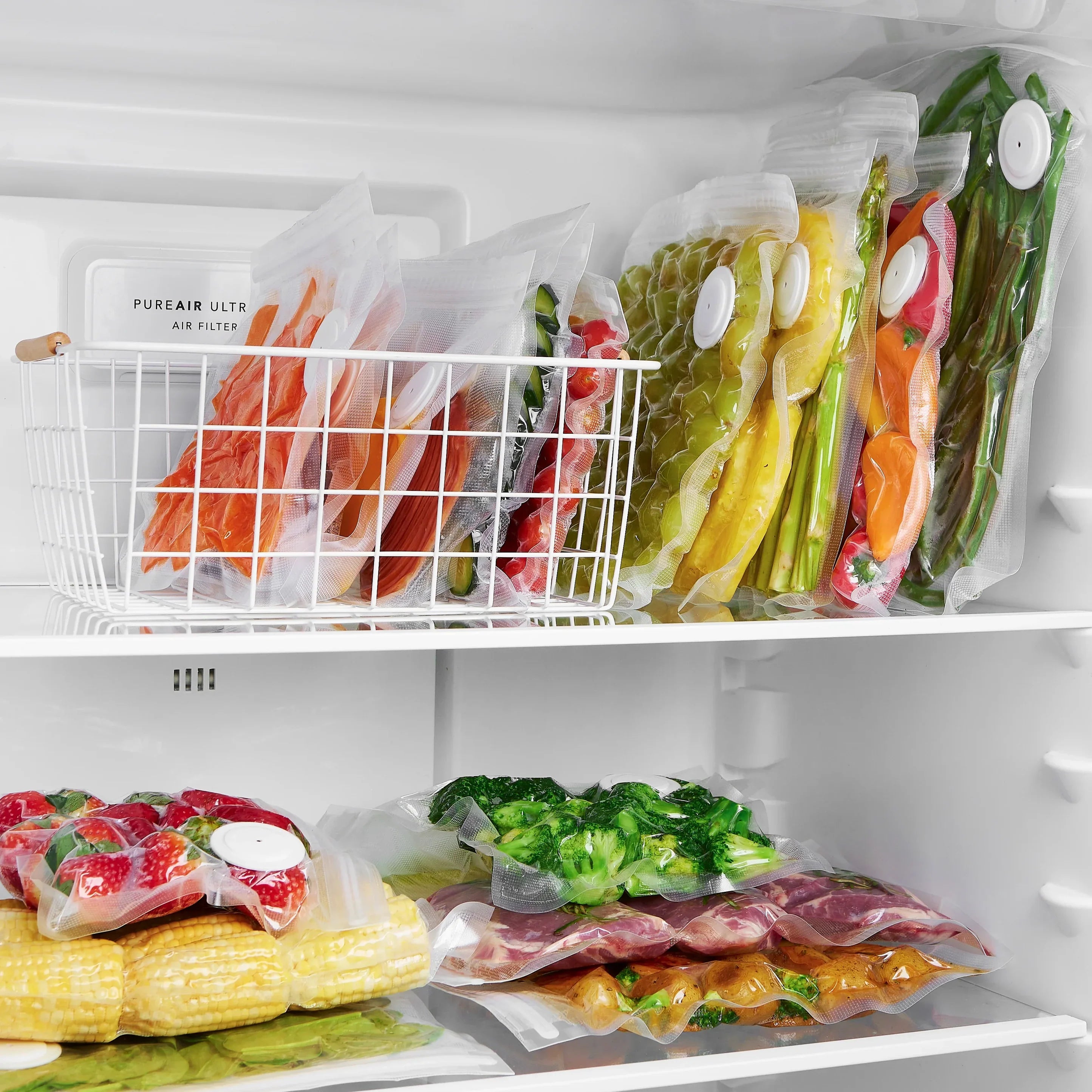 Wiederverwendbare Frischebeutel